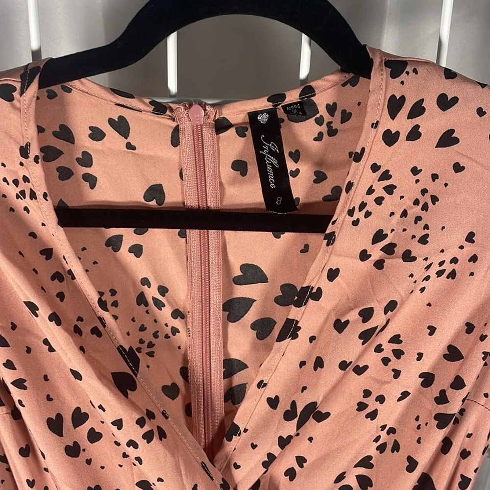 Wrap front mini dress - Picture 2 of 4